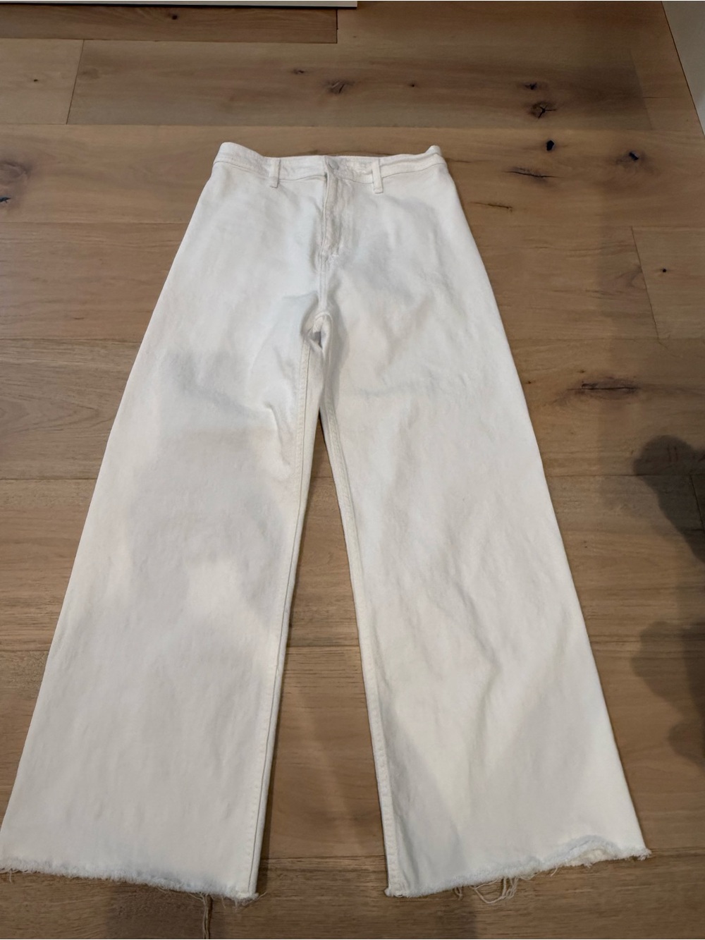 Pistola Jeans size 27 Women's White Wide-Leg Jeans worn once